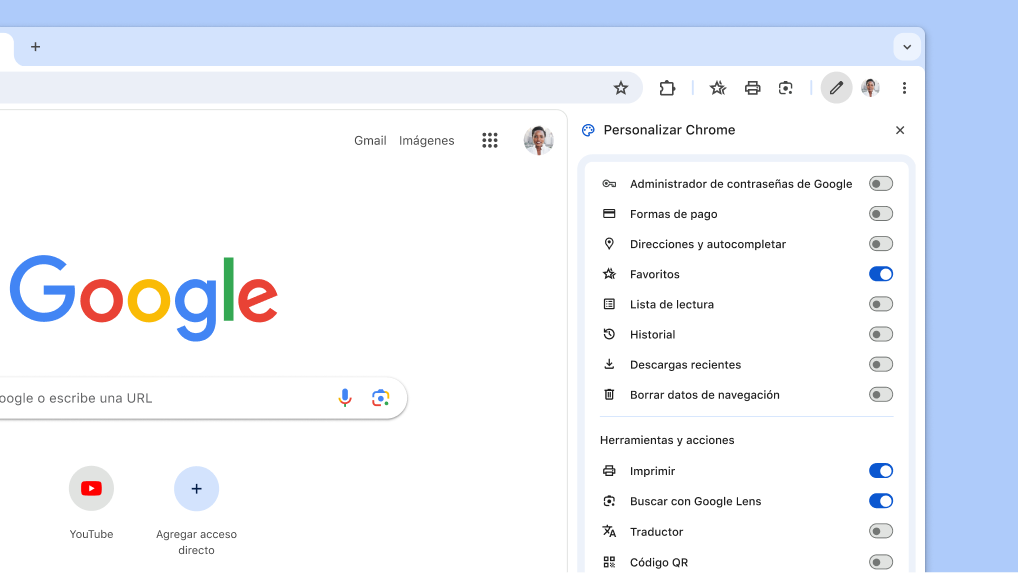 Una nueva forma de personalizar la barra de herramientas